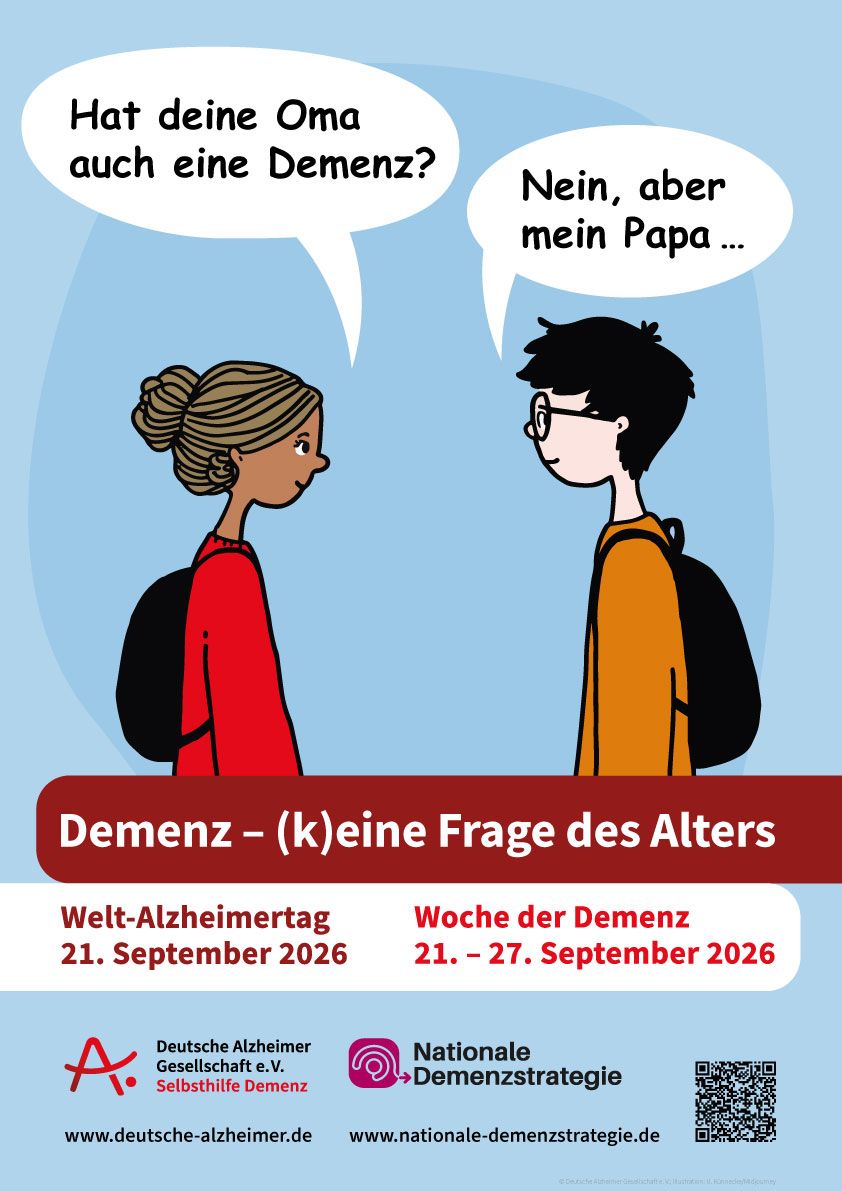 Demenz ist (k)eine Frage des Alters - Bild von WAT zum Welt Alzheimer Tag